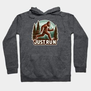 Just Run - Bigfoot Hoodie